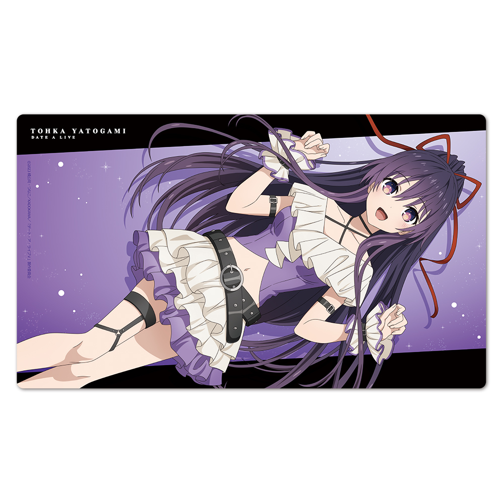 デート・ア・ライブV_キャラクターラバーマット 夜刀神十香 ゴシックパンク ホワイトver. 【描き下ろし】