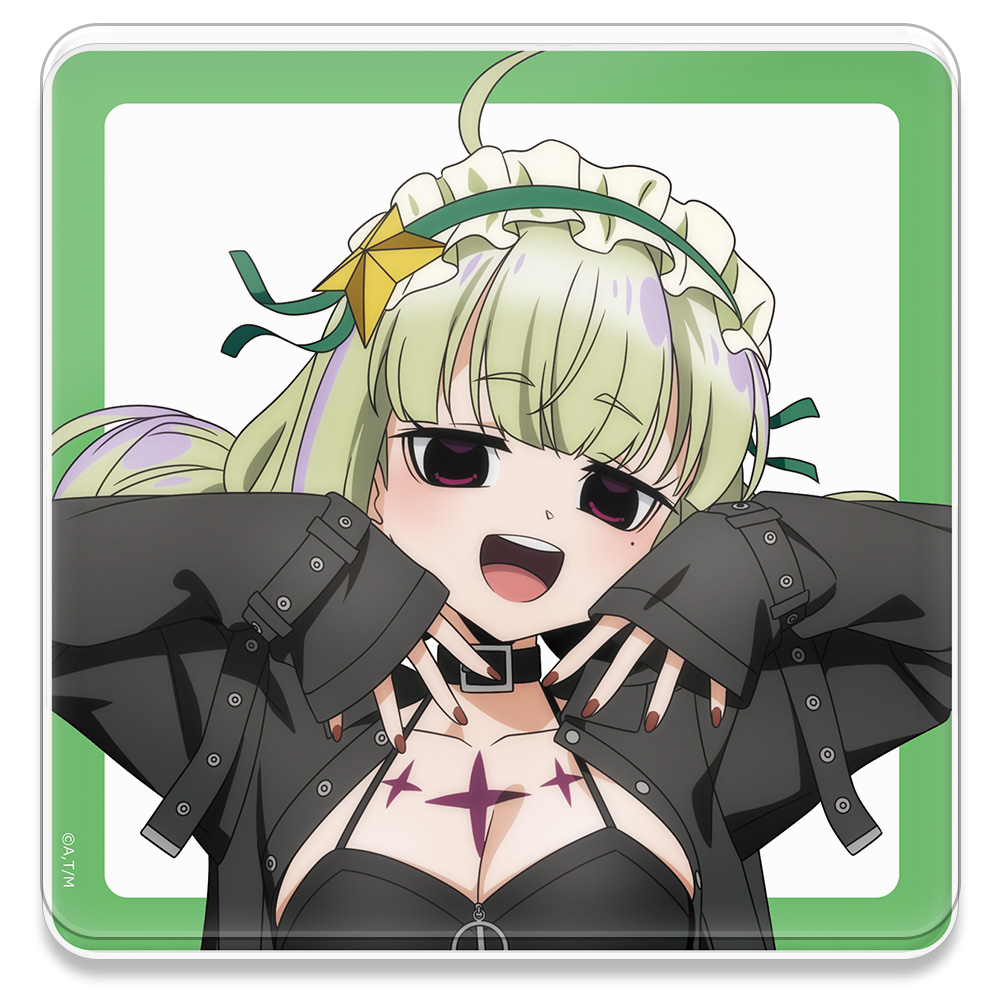 魔法少女にあこがれて_アクリルコースター(スタンド付) レオパルト ゴシックパンクver.【描き下ろし】