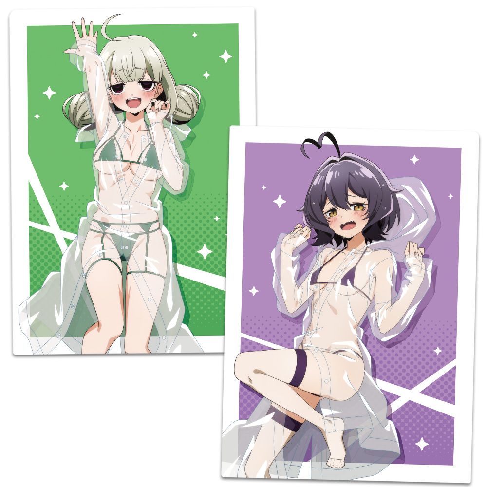 魔法少女にあこがれて_クリアファイル 柊うてな&阿良河キウィ レインコート水着ver.【描き下ろし】