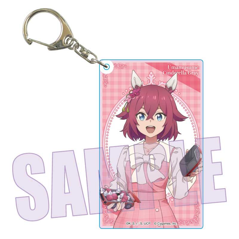 ウマ娘 4th 追加公演 公式リボンキーホルダー サクラチヨノオー ウマ娘 シンデレラグレイ_ちょいデカアクリルキーホルダー サクラ