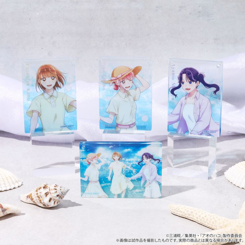 パスクロ Pastel closet 雛城ののか Tシャツ アクキー アクスタ アオのハコ_アクリルブロックキーホルダー／蝶野 雛 ～夏色～ | アオの