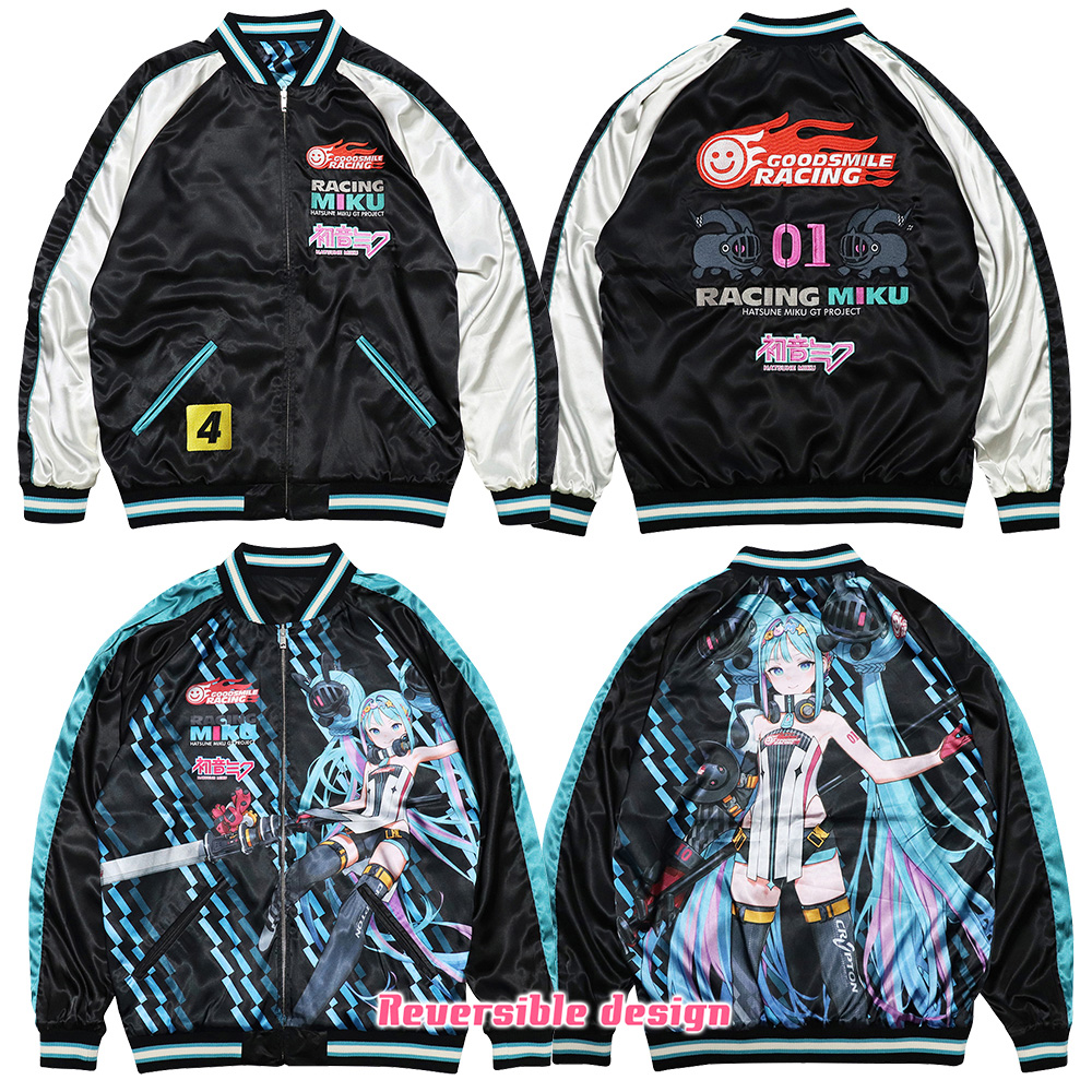 初音ミク GTプロジェクト_Mサイズ_GSRレーシングミクスカジャン2026 GSRロゴモデル