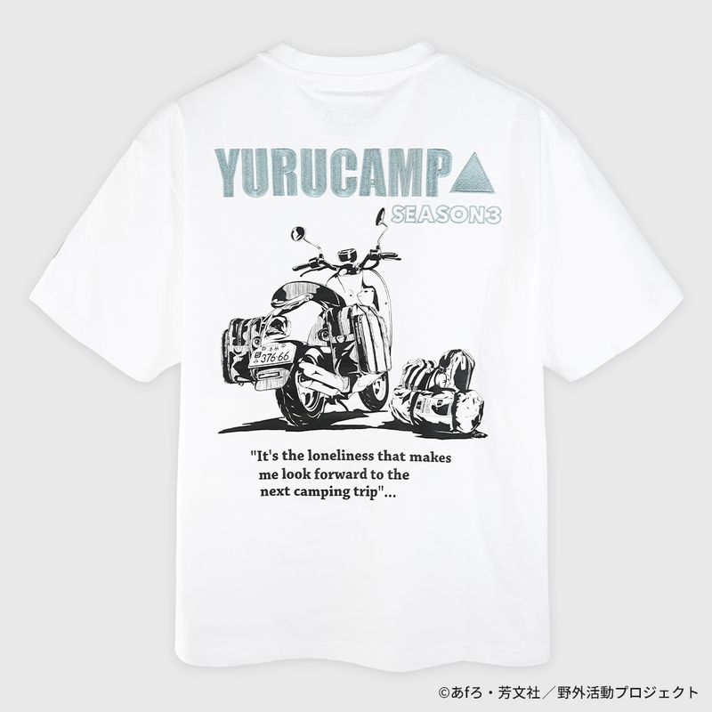 ゆるキャン△ SEASON3_XLサイズ_Tシャツ リンバイクgraphicシリーズ