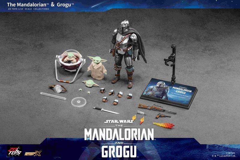 スター・ウォーズ_アクションフィギュア マンダロリアン&グローグー