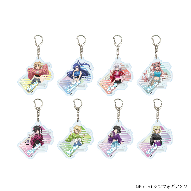 戦姫絶唱シンフォギア アクリルキーホルダー コンプ 戦姫絶唱シンフォギアXV_アクリルキーホルダー12/コンプリートセット