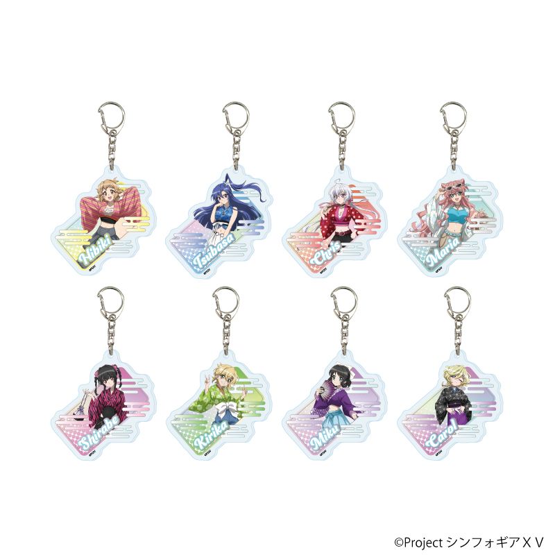 戦姫絶唱シンフォギアXV_アクリルキーホルダー12/コンプリートセット