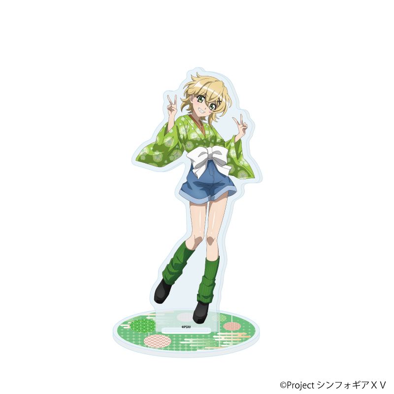戦姫絶唱シンフォギア 暁切歌 アクリル グッズ まとめ 戦姫絶唱シンフォギアXV_アクリルスタンド76/暁切歌 着物×Y2KVer