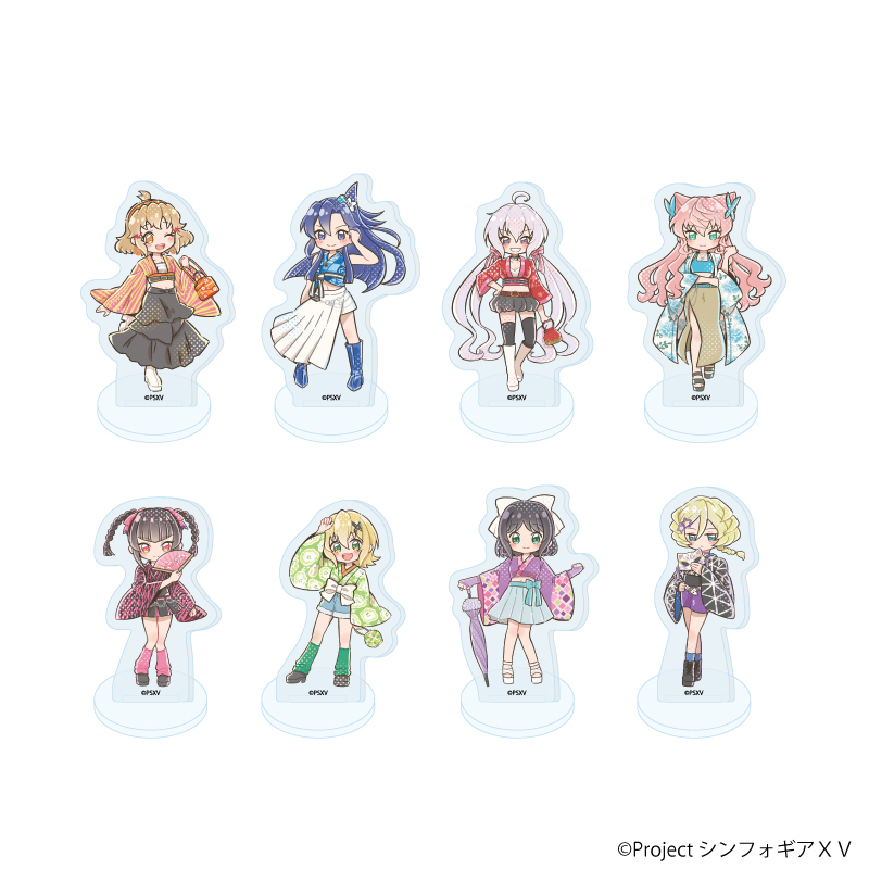 戦姫絶唱シンフォギアXV_アクリルぷちスタンド18/コンプリートセット