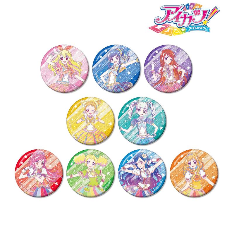 アイカツ！_トレーディング Ani-Art clear label グリッター缶バッジ