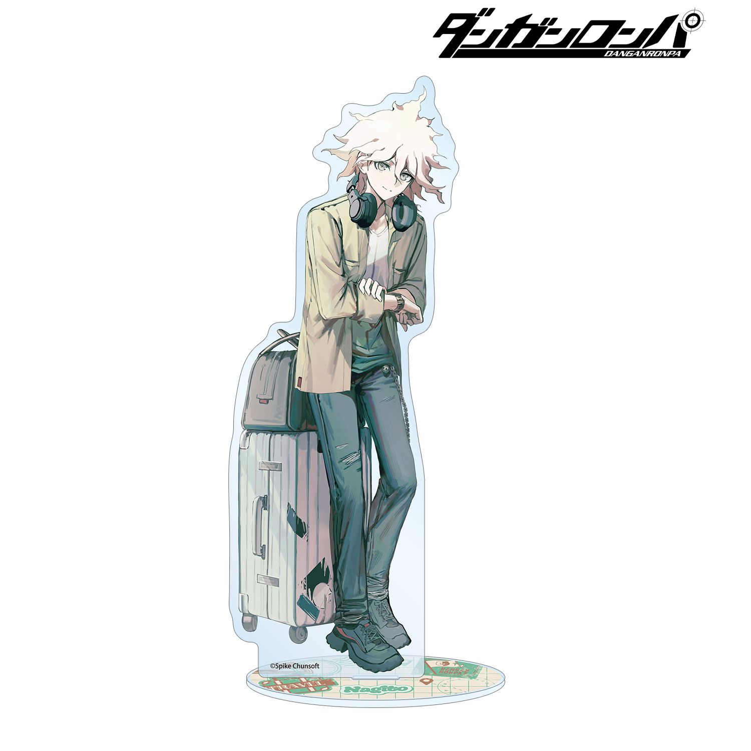 ダンガンロンパシリーズ_緜さんイラスト 狛枝凪斗 私服で旅行ver. BIGアクリルスタンド