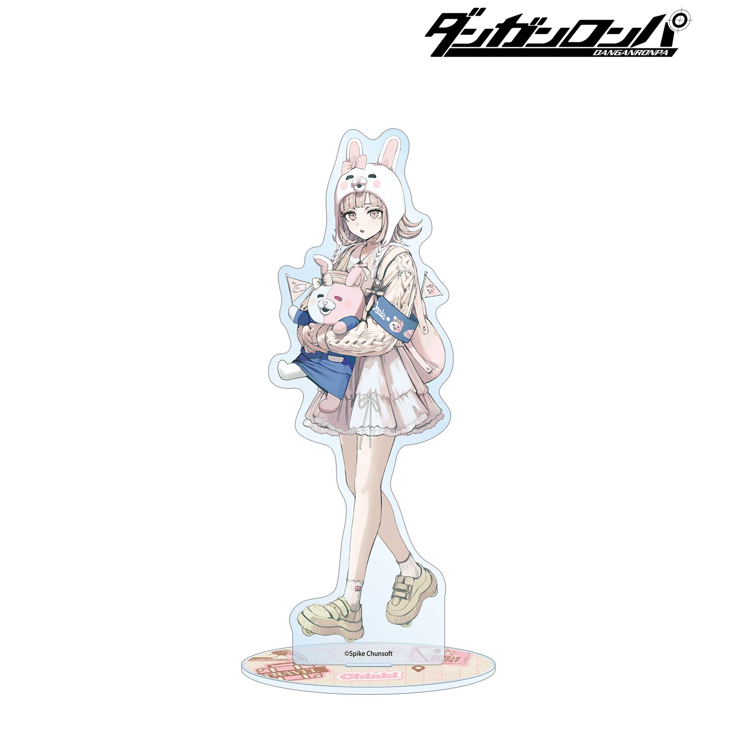 ダンガンロンパシリーズ_緜さんイラスト 七海千秋 私服で旅行ver. BIGアクリルスタンド