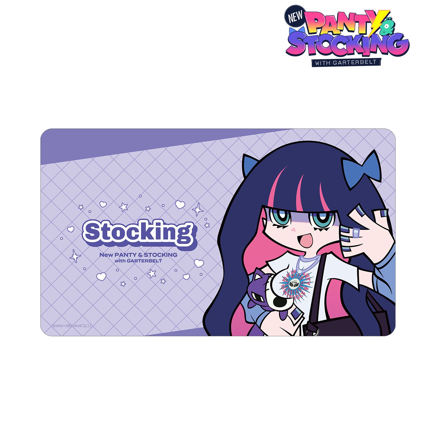 New PANTY ＆ STOCKING with GARTERBELT_描き下ろし ストッキング モデルver. マルチデスクマット ver.A