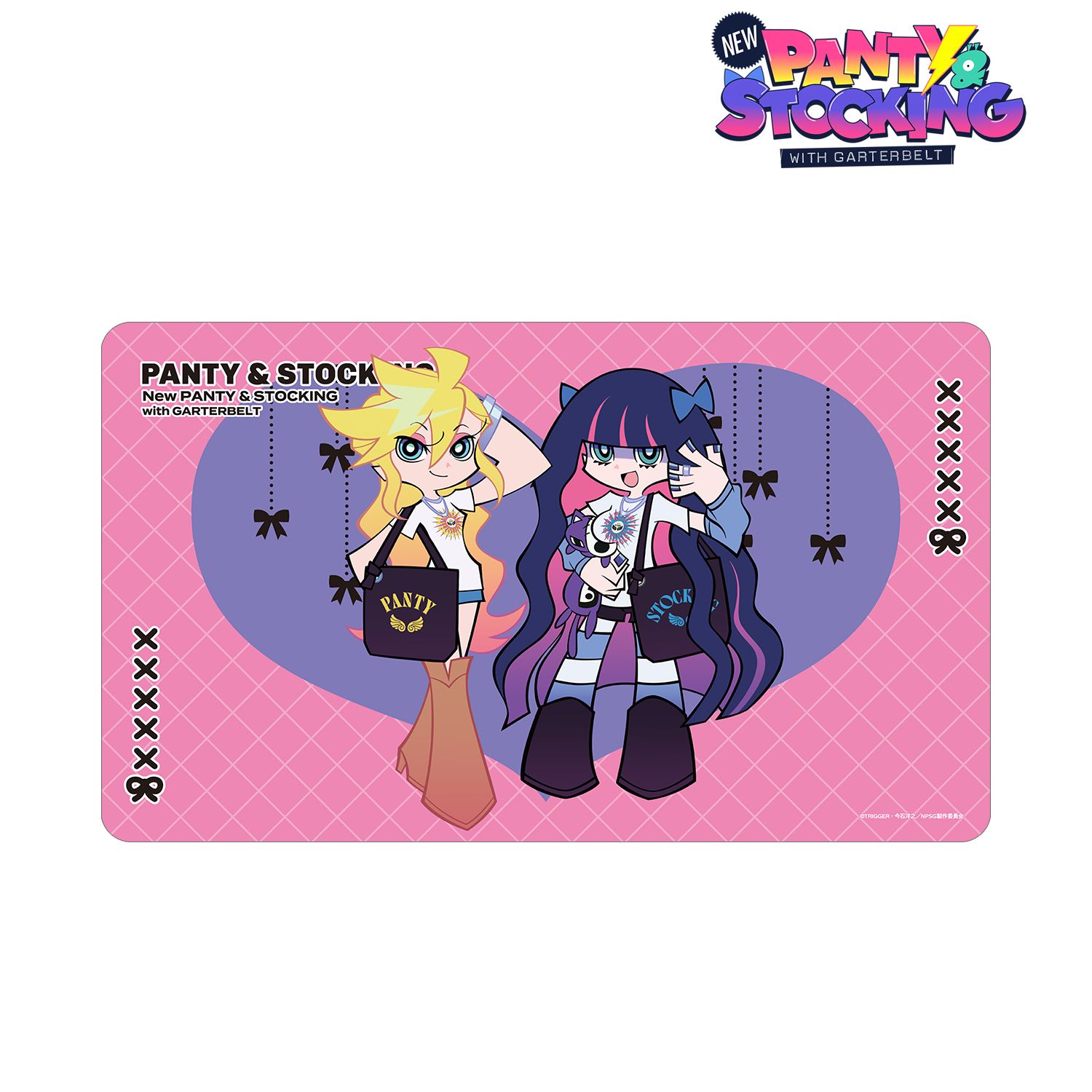New PANTY ＆ STOCKING with GARTERBELT_描き下ろし パンティ&ストッキング モデルver. マルチデスクマット ver.A