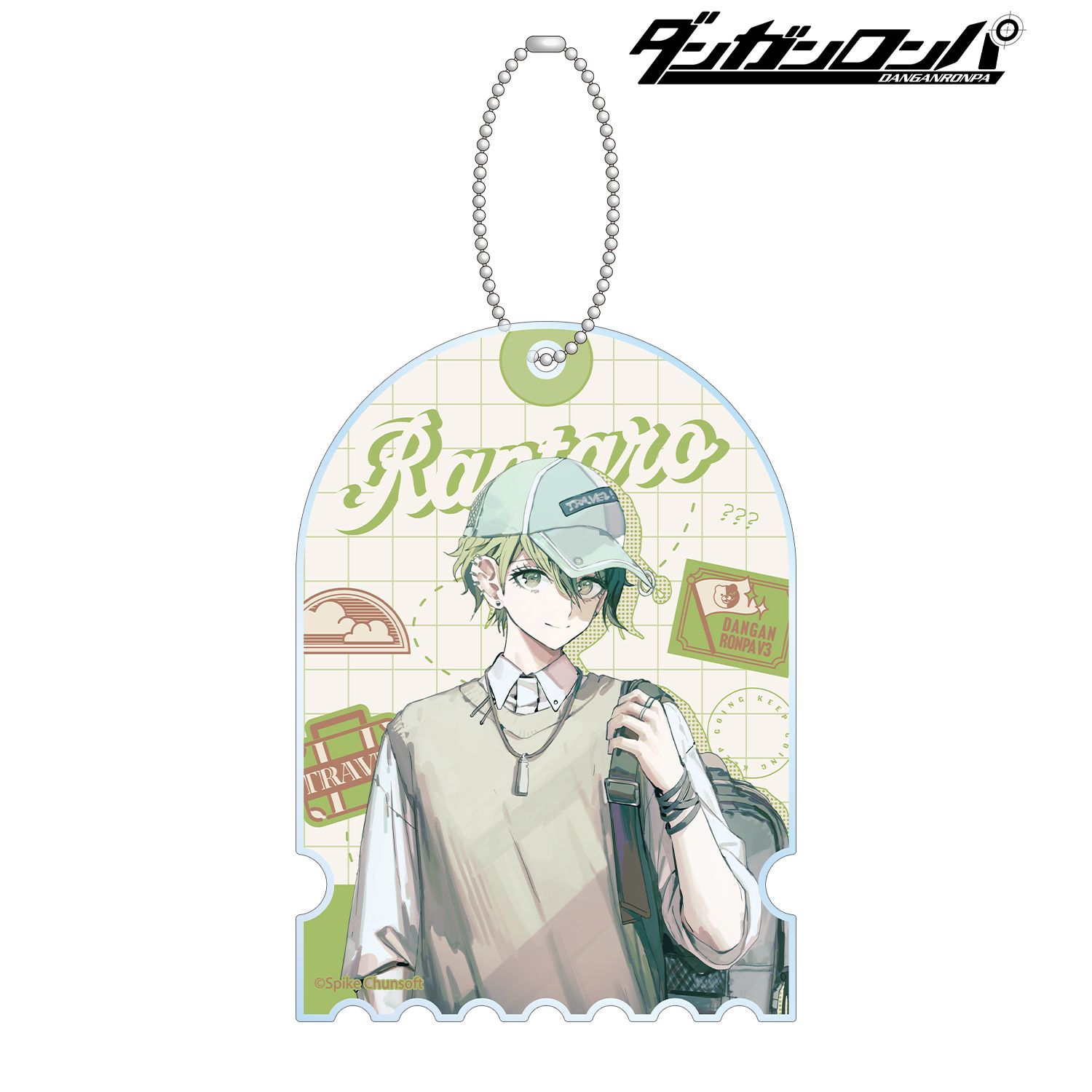 ダンガンロンパシリーズ_緜さんイラスト 天海蘭太郎 私服で旅行ver. BIGアクリルキーホルダー