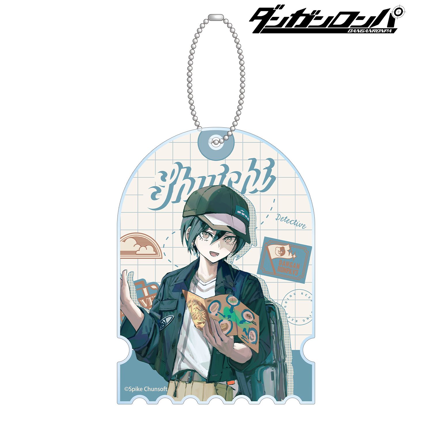 ダンガンロンパシリーズ_緜さんイラスト 最原終一 私服で旅行ver. BIGアクリルキーホルダー