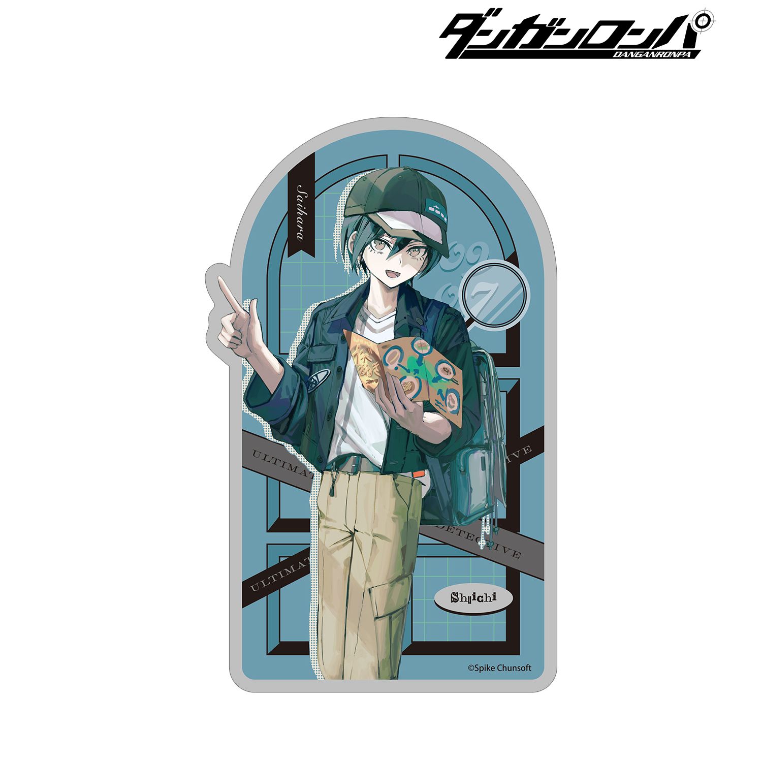 ダンガンロンパシリーズ_緜さんイラスト 最原終一 私服で旅行ver. ダイカットステッカー