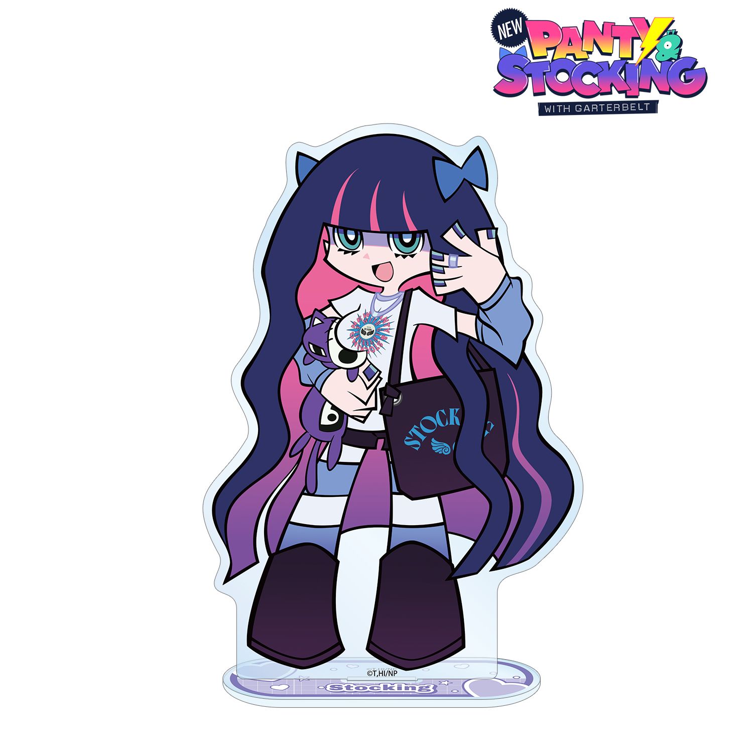 New PANTY ＆ STOCKING with GARTERBELT_描き下ろし ストッキング モデルver. BIGアクリルスタンド ver.A