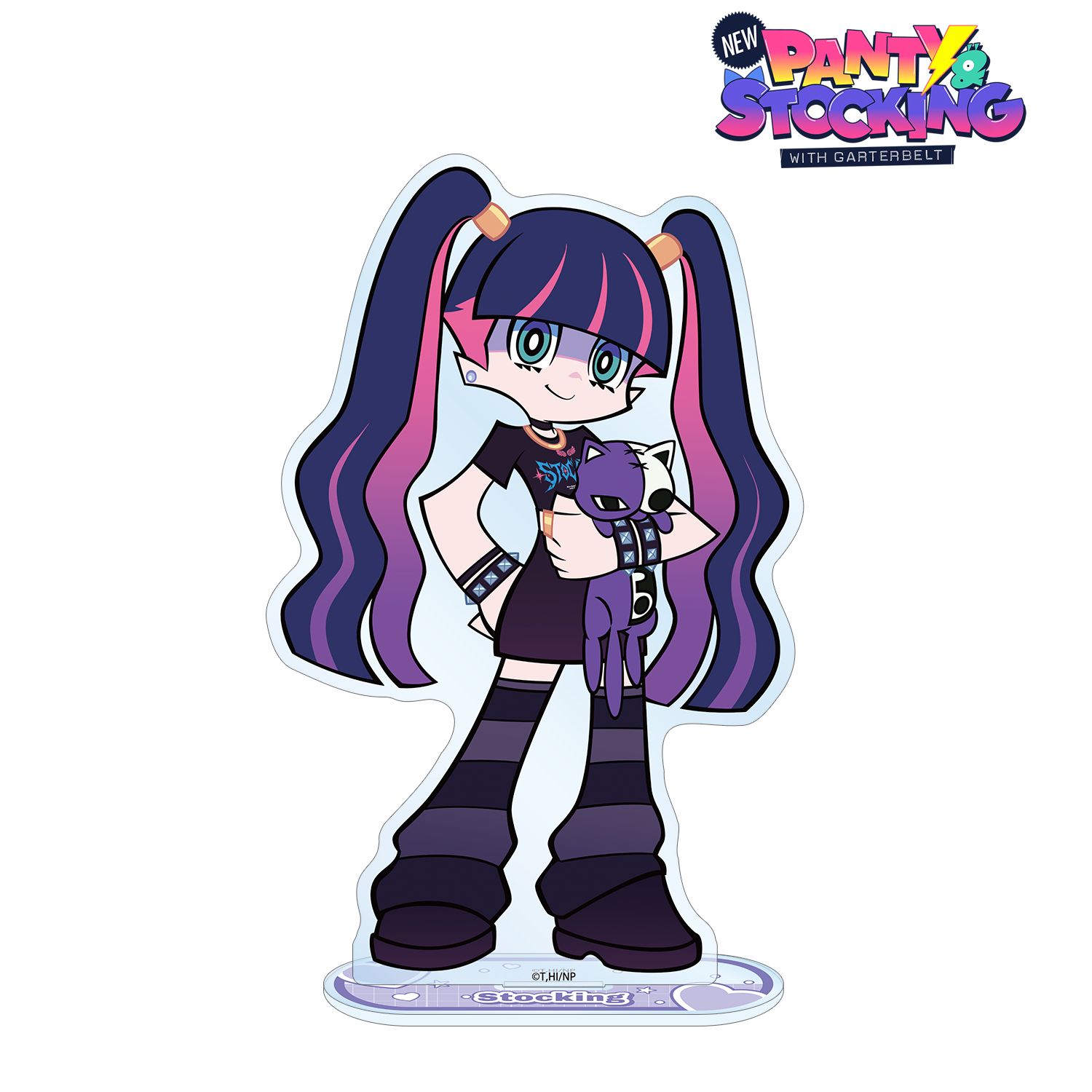 New PANTY ＆ STOCKING with GARTERBELT_描き下ろし ストッキング モデルver. BIGアクリルスタンド ver.B