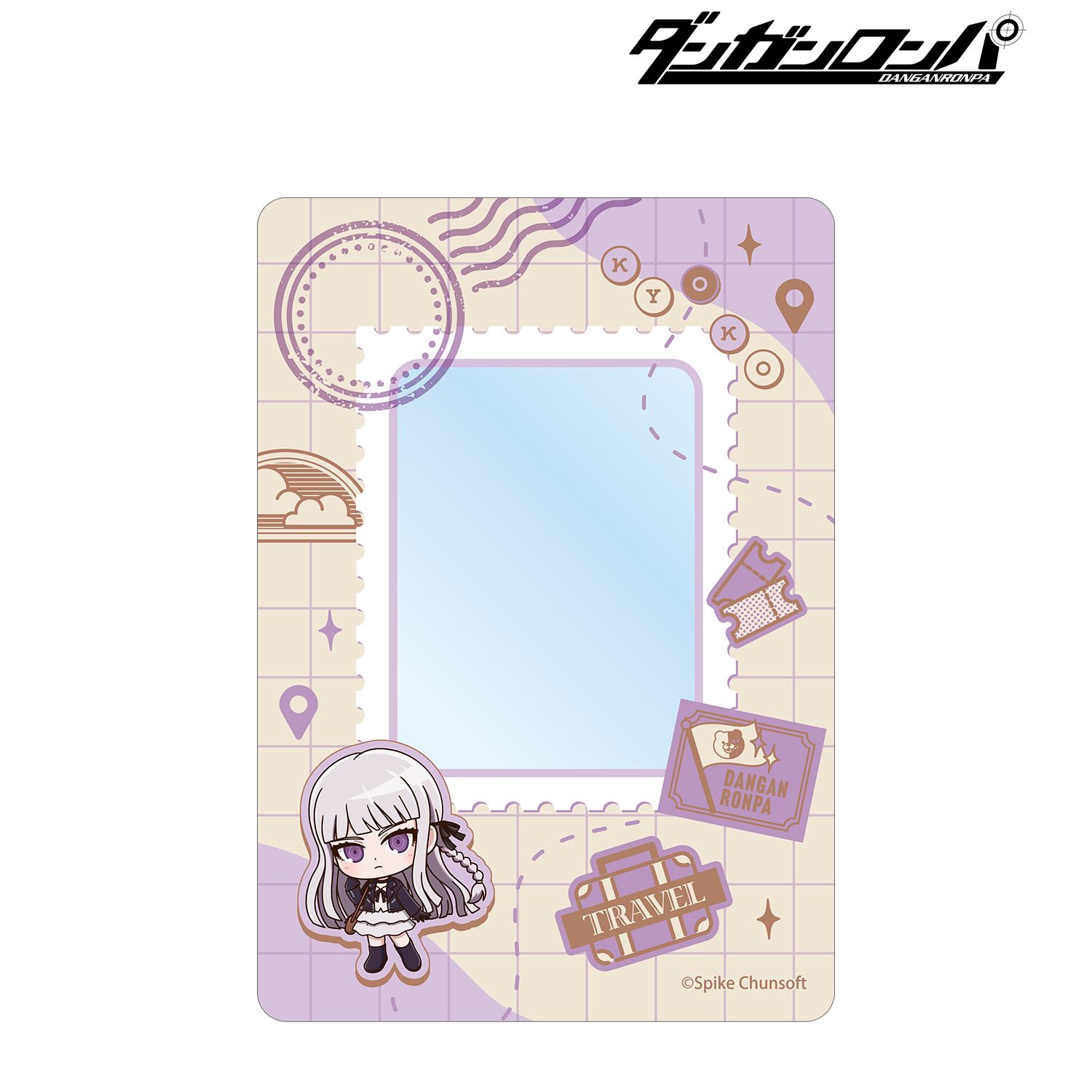 ダンガンロンパシリーズ_霧切響子 ちびキャラ 私服で旅行ver. B8硬質ケース