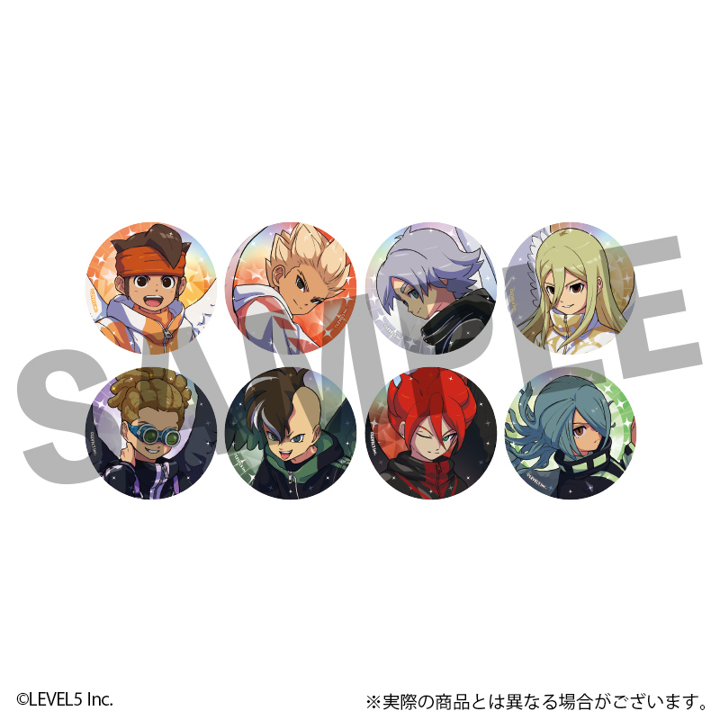 イナズマイレブン 英雄たちのヴィクトリーロード_トレーディング缶バッジ 天使＆悪魔ver. 全8種　【コンプリートBOX／8個入り】