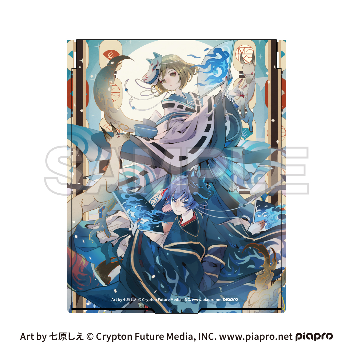 初音ミク_ピアプロキャラクターズ　cosmetics 音彩ノ粧 メイクアップミラー『黎-rei-』		 