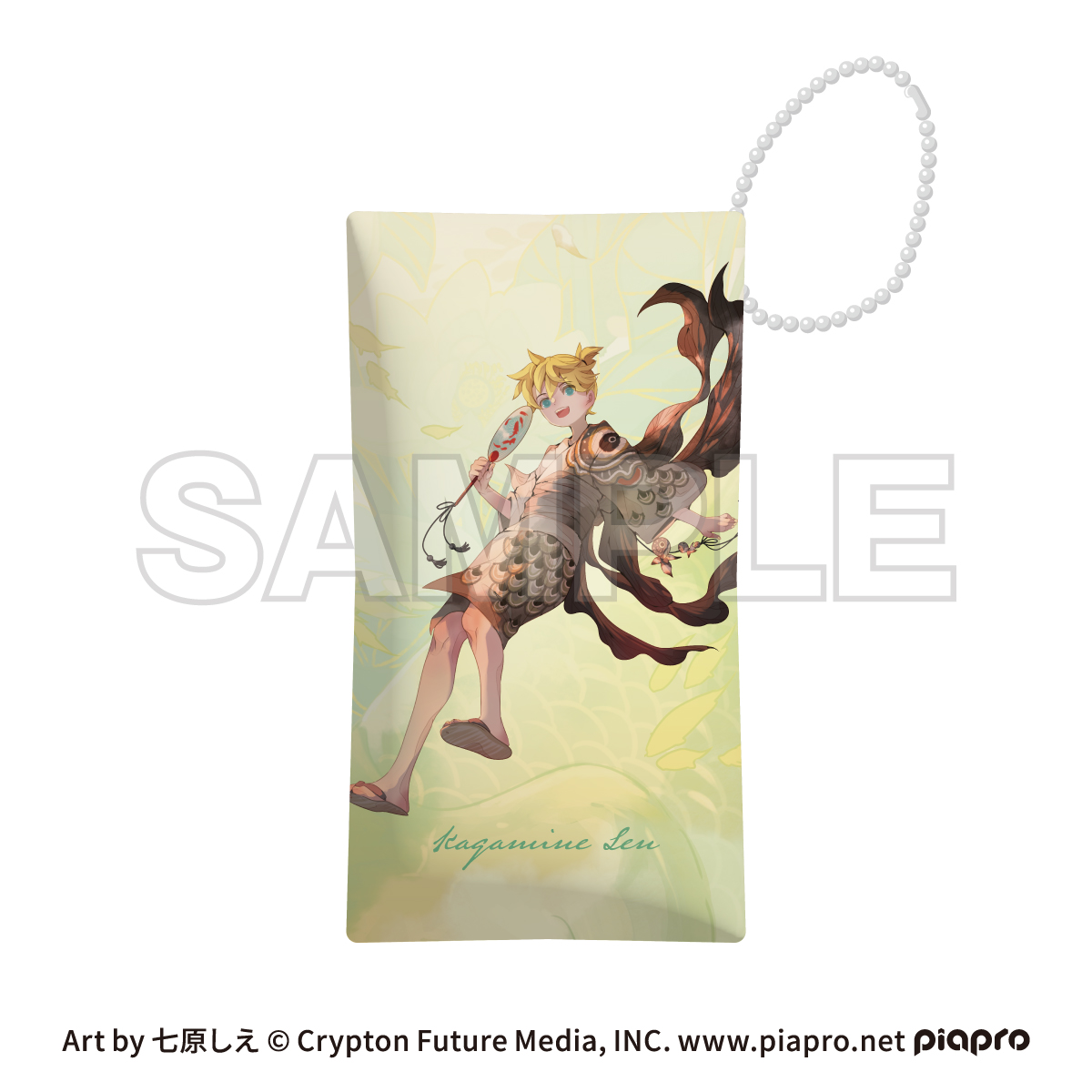 初音ミク_ピアプロキャラクターズ　cosmetics 音彩ノ粧 小物ケース 鏡音レン	 	 