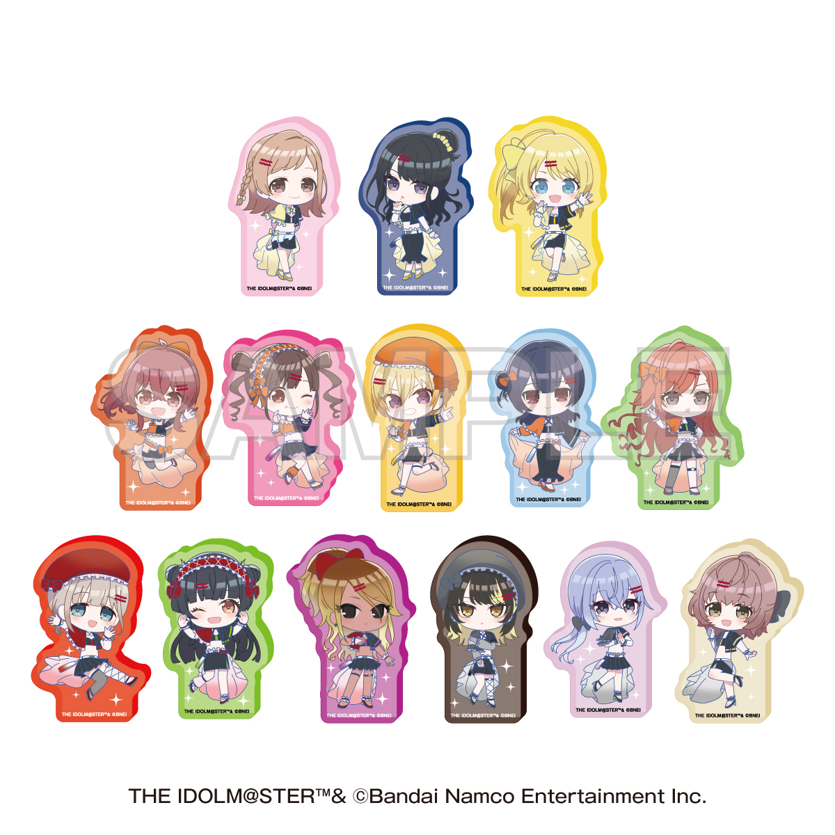 アイドルマスター シリーズ_NTTドコモ×アイドルマスター シャイニーカラーズ　トレーディングミニアクリルブロックA(全14種)　【BOX／14個入り】