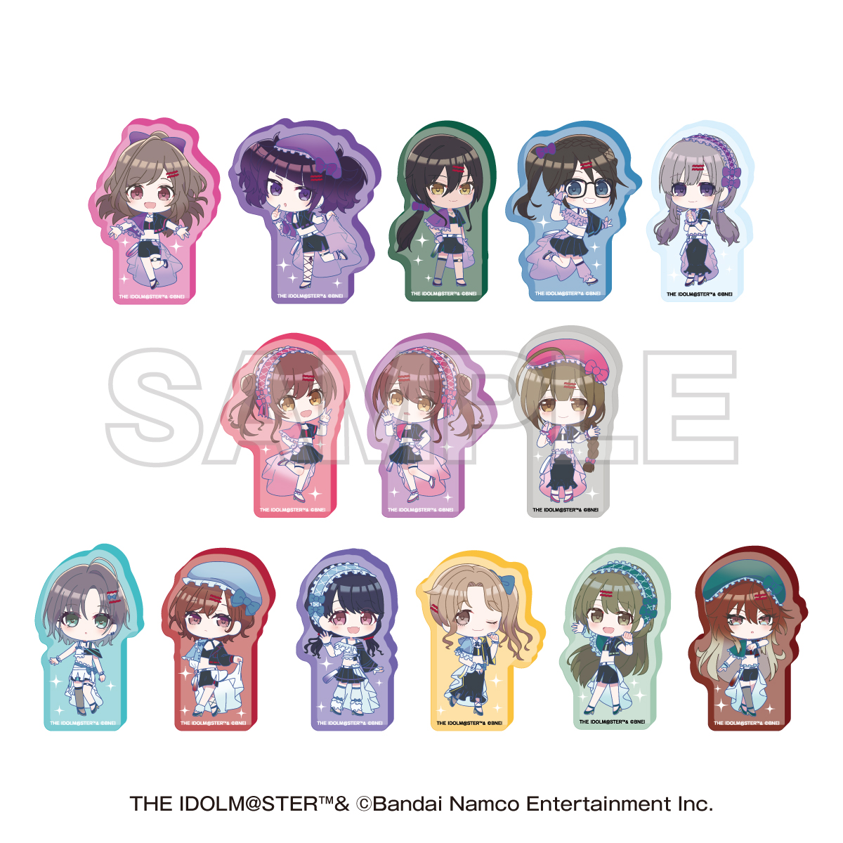 アイドルマスター シリーズ_NTTドコモ×アイドルマスター シャイニーカラーズ　トレーディングミニアクリルブロックB(全14種)　【BOX／14個入り】