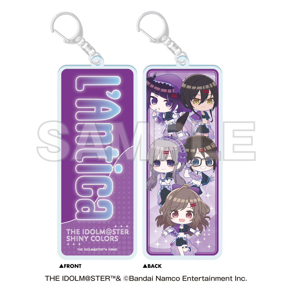 アイドルマスター シリーズ_NTTドコモ×アイドルマスター シャイニーカラーズ　両面ユニットキーホルダー 283プロ アンティーカ