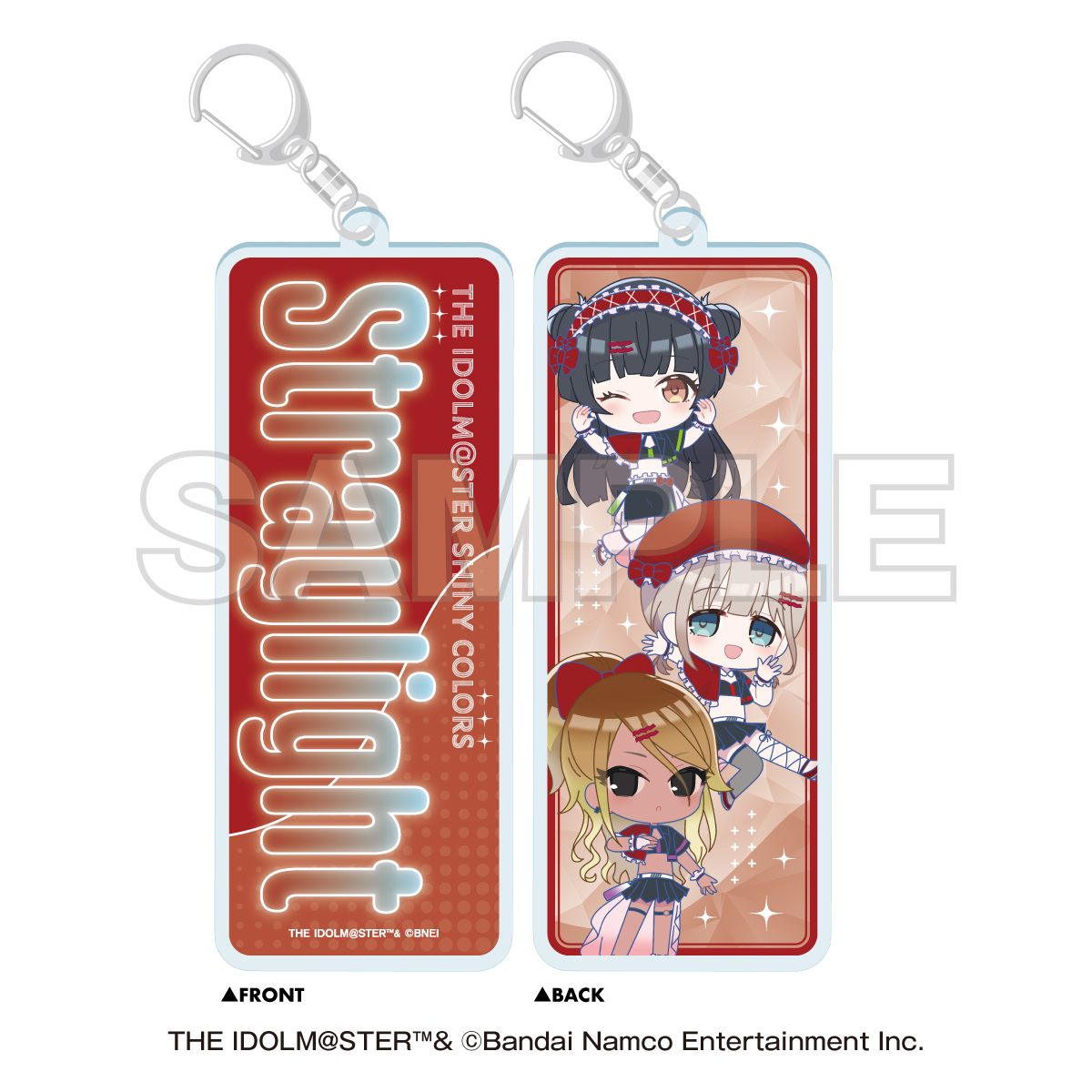 アイドルマスター シリーズ_NTTドコモ×アイドルマスター シャイニーカラーズ　両面ユニットキーホルダー 283プロ ストレイライト