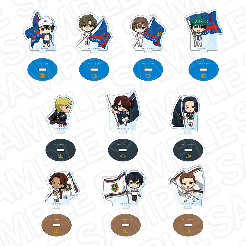 新テニスの王子様_ミニアクリルスタンド(ランダム) A flag ミニキャラ ver.　【OPP／10個入り】【コンプリートセット】