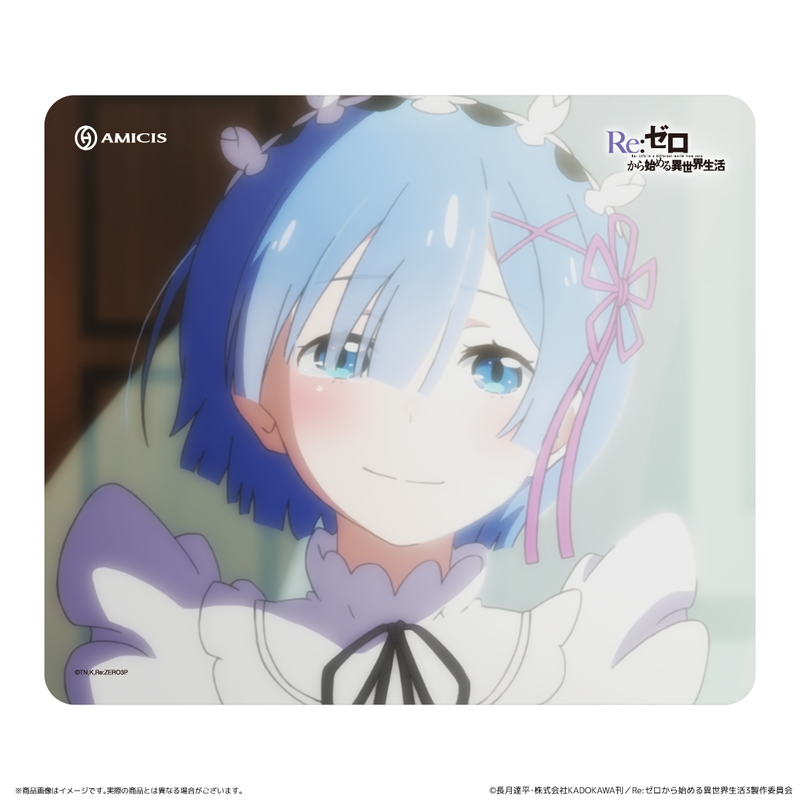 Re:ゼロから始める異世界生活_AMICIS ガラスマウスパッド レムEdition