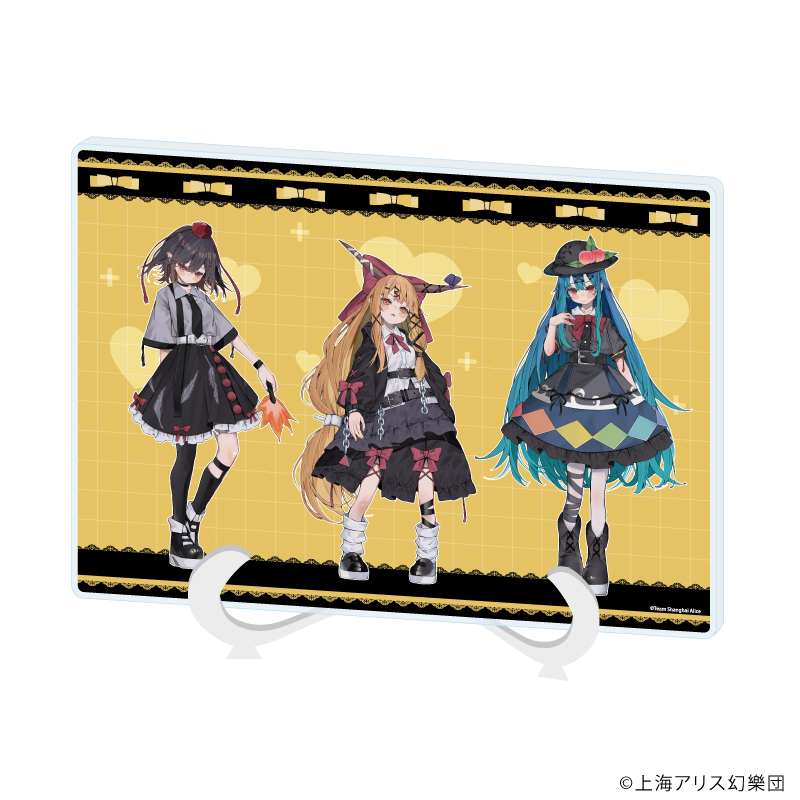 東方Project_(A5サイズ)_アクリルアートボード07/文&天子&萃香 病み