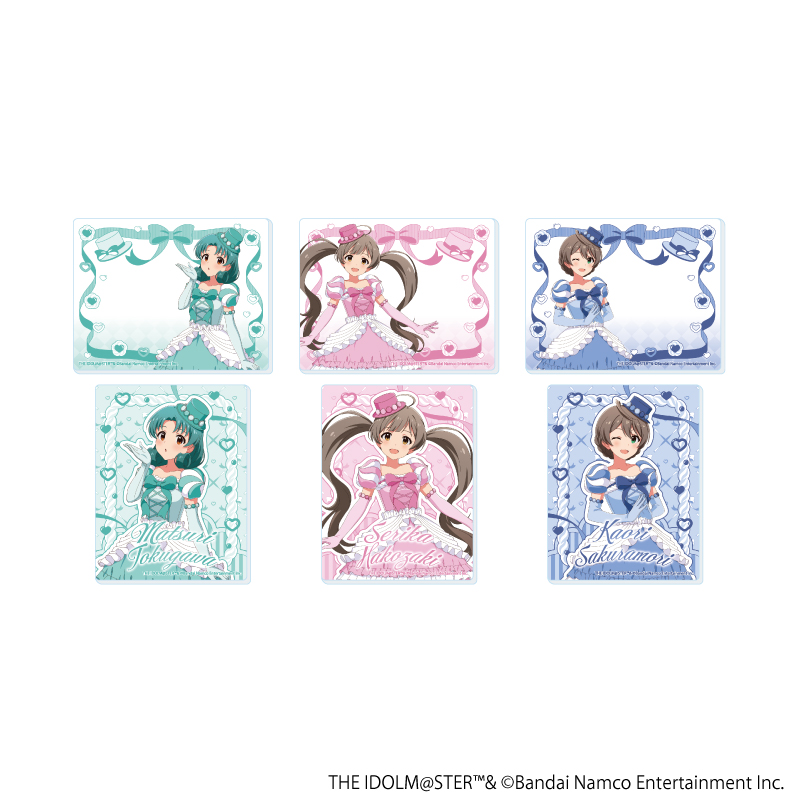 アイドルマスター ミリオンライブ！_アクリルカード16/マカロンドレスver. コンプリートセット(全6種)(描き下ろしイラスト)【コンプリートセット/6個入り】