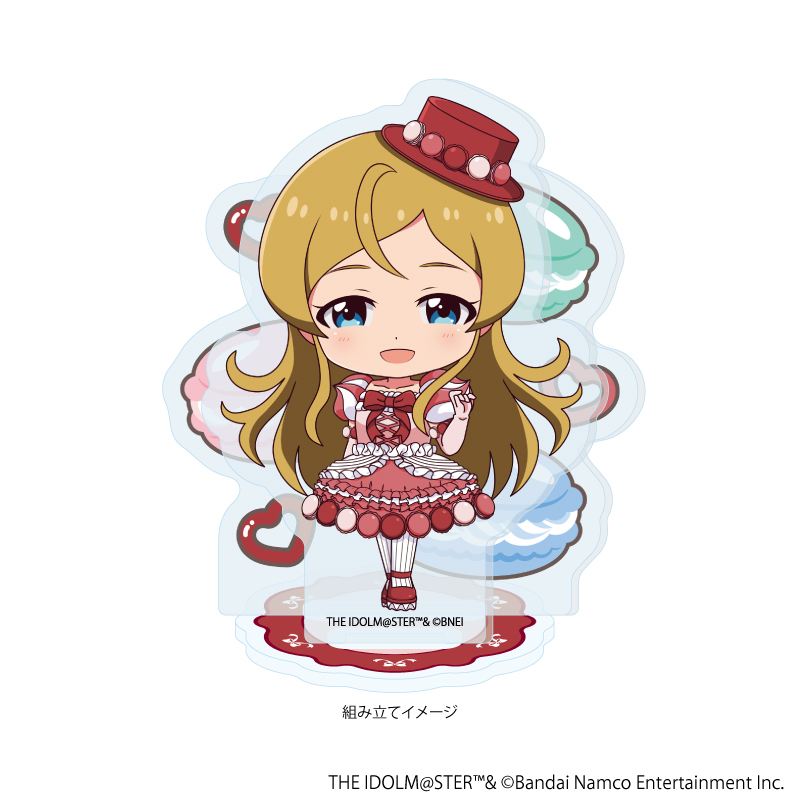 アイドルマスター ミリオンライブ！_アクリルスタンドプレート47/篠宮 可憐 マカロンドレスver.(ミニキャライラスト)