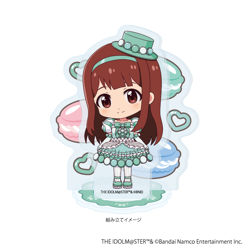 アイドルマスター ミリオンライブ！_アクリルスタンドプレート49/田中 琴葉 マカロンドレスver.(ミニキャライラスト)