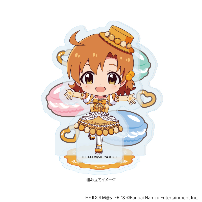 アイドルマスター ミリオンライブ！_アクリルスタンドプレート51/矢吹 可奈 マカロンドレスver.(ミニキャライラスト)