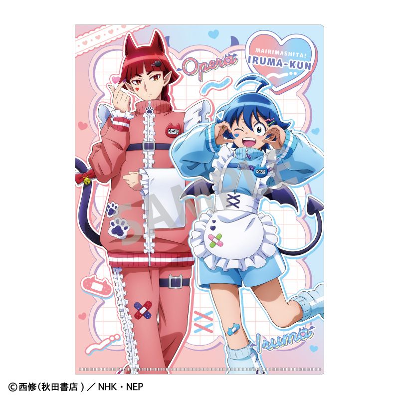 鈴　入間　オペラ　セット 魔入りました！入間くん_A4シングルクリアファイル 鈴木入間＆オペラ