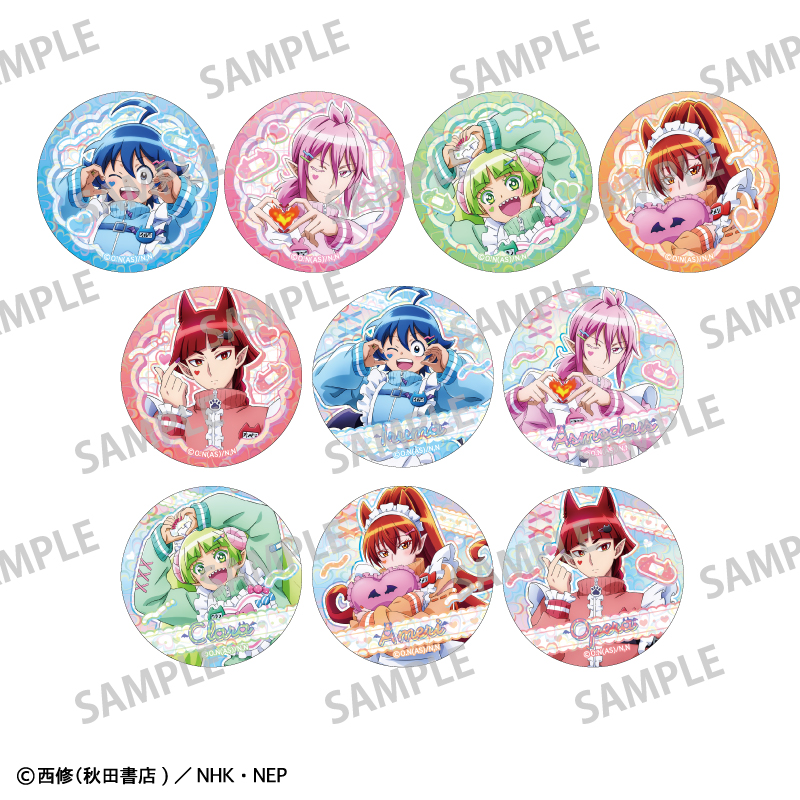 魔入りました！入間くん_トレーディングハートホログラム缶バッジ
