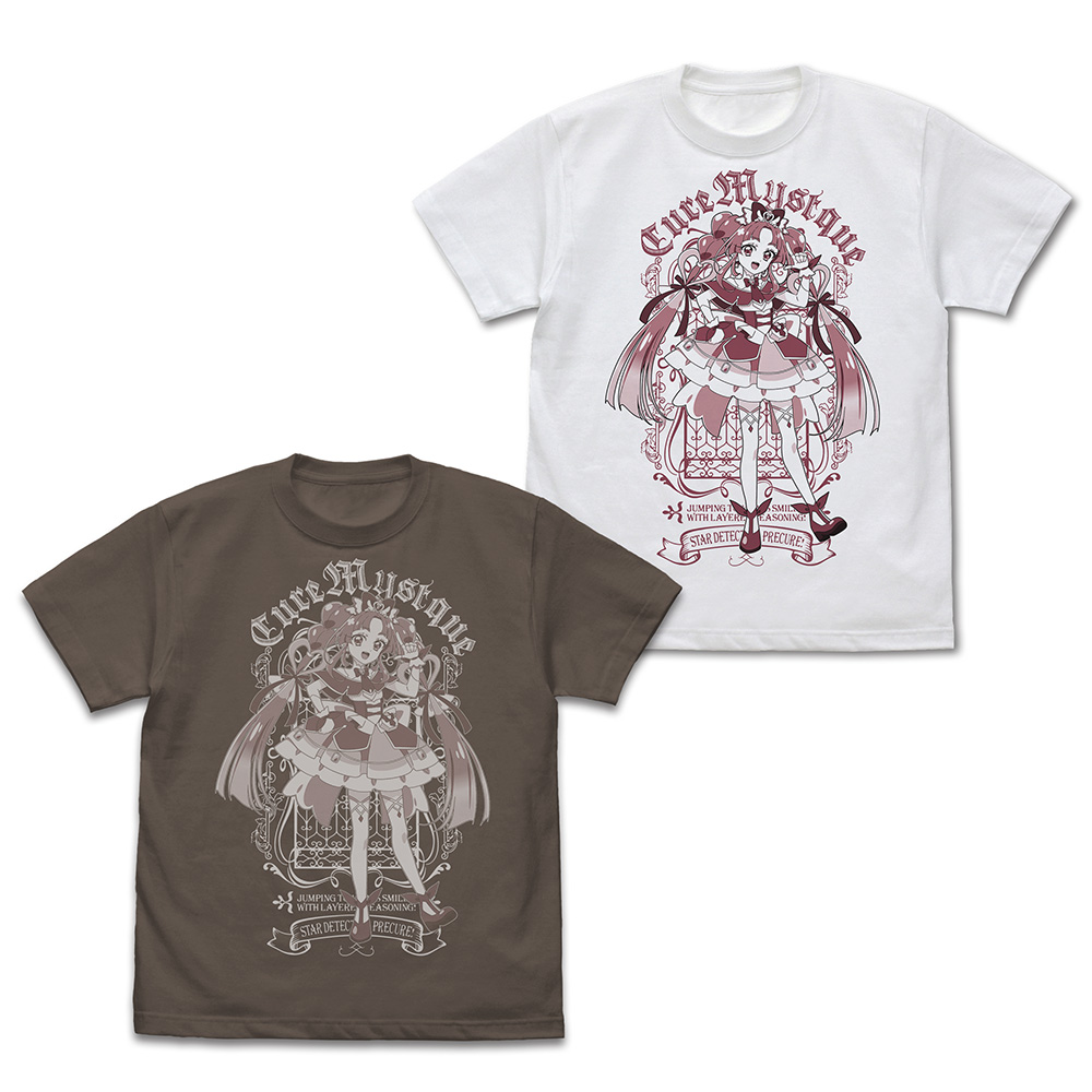名探偵プリキュア!_Lサイズ_キュアミスティック Tシャツ/WHITE