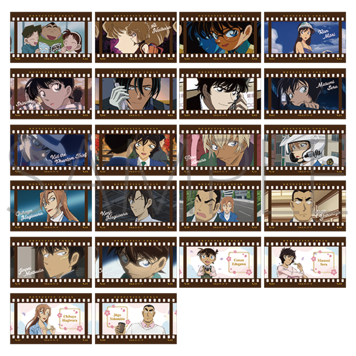 名探偵コナン_フィルム風コレクション／第7弾　【BOX／10パック入り】