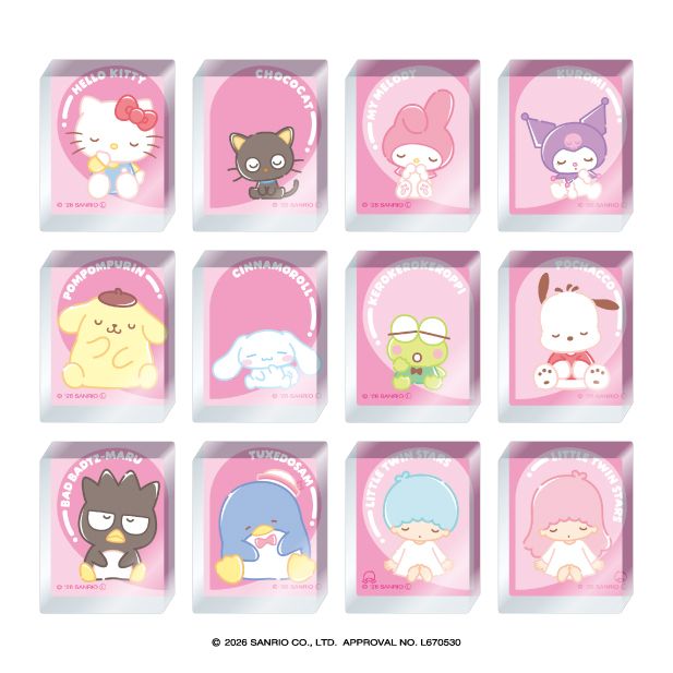 サンリオキャラクターズ_アクリルブロック 【BOX／24個入り