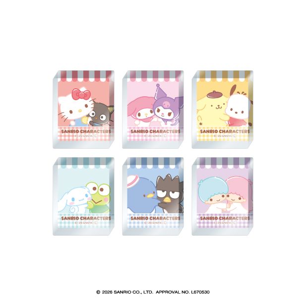 サンリオキャラクターズ_アクリルブロック 【BOX／24個入り