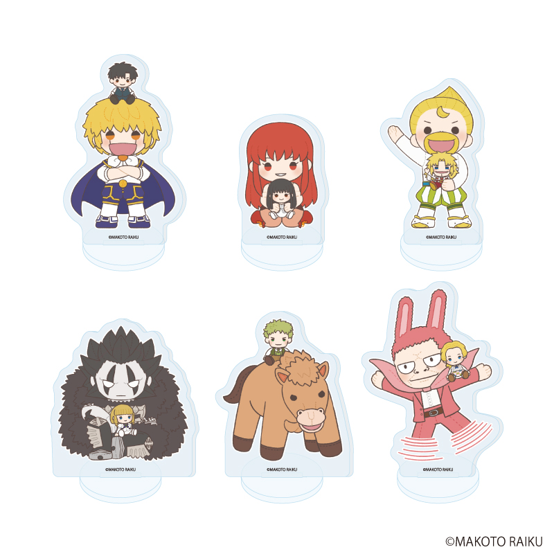 金色のガッシュ!!_アクリルぷちスタンド02/コンプリートセット(全6種)(ぽてぬいアート)【コンプリートセット/6個入り】