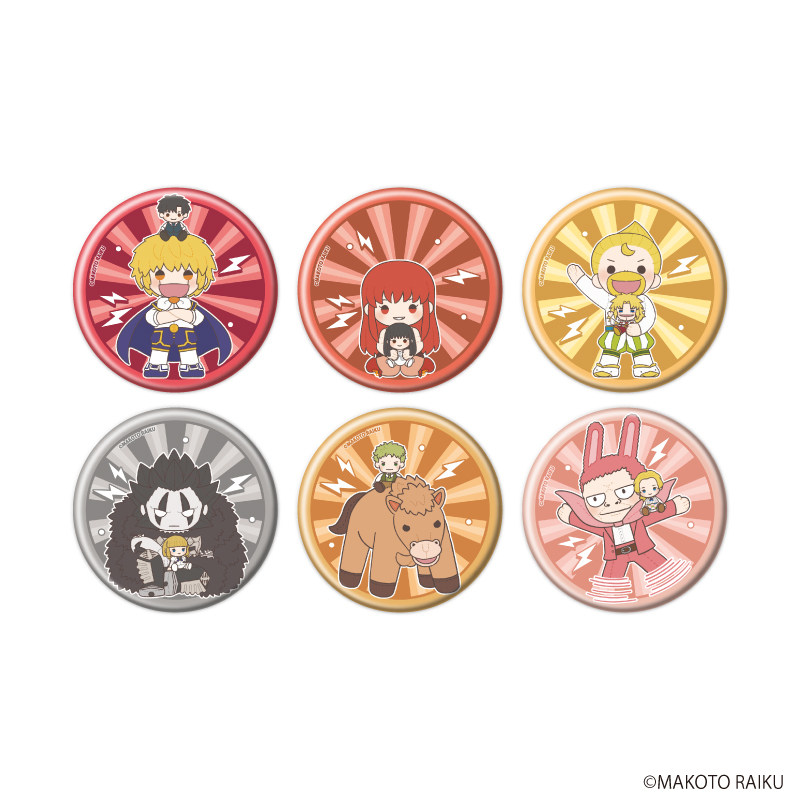 金色のガッシュ!!_缶バッジ02/コンプリートセット(全6種)(ぽてぬいアート)【コンプリートセット/6個入り】