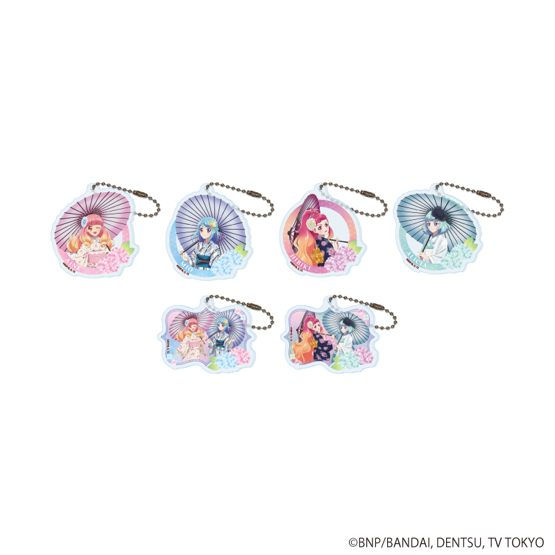 アイカツ パズルピース キーホルダー　全30種フルコンプリート アイカツフレンズ！_アクリルキーホルダー05/梅雨ver. コンプリート