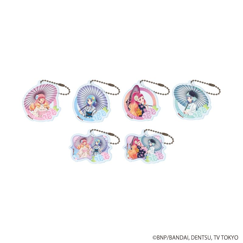 アイカツフレンズ！_アクリルキーホルダー05/梅雨ver. コンプリート