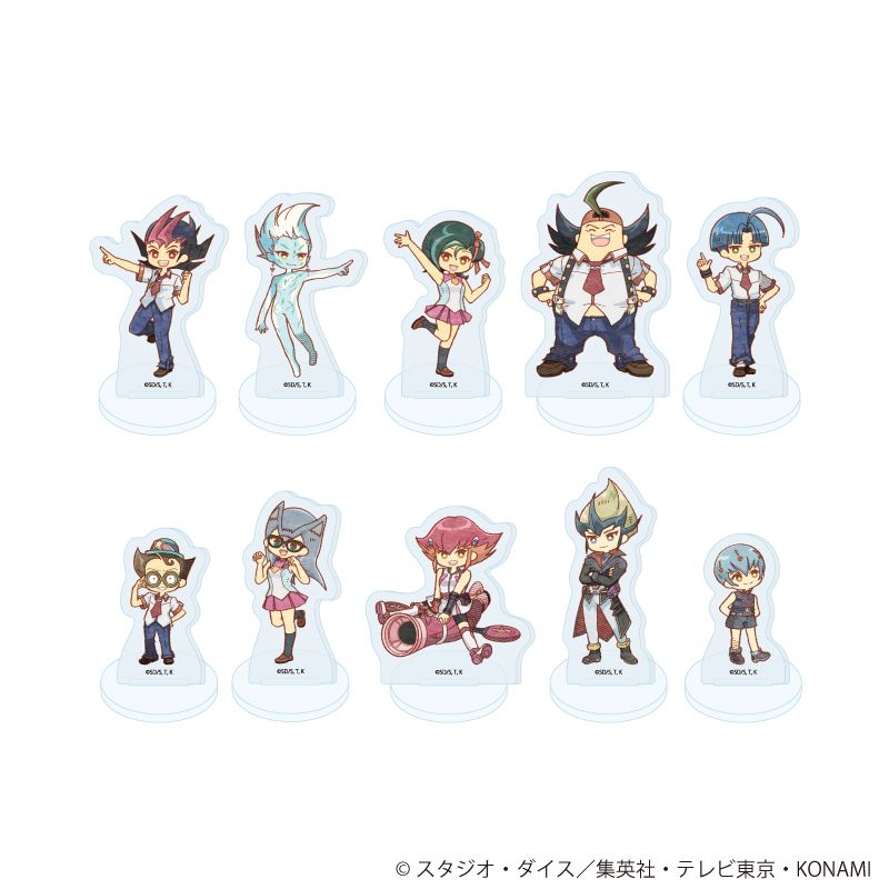 遊☆戯☆王ZEXAL_アクリルぷちスタンド07/コンプリートセット(全10種