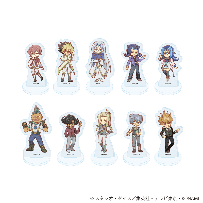 遊☆戯☆王ZEXAL_アクリルぷちスタンド08/コンプリートセット(全10種)(レトロアートイラスト)【コンプリートセット/10個入り】