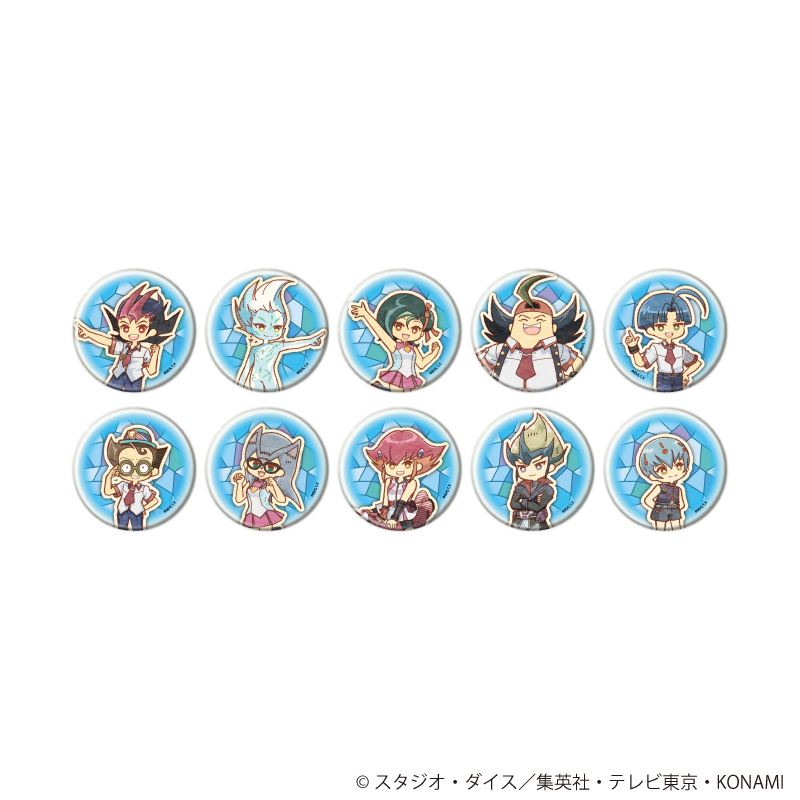 缶バッジ10個セット 遊☆戯☆王ZEXAL_缶バッジ10/コンプリートセット(全10種)(レトロアート